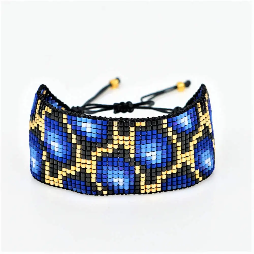 Go2boho MIYUKI браслет Черепаховые браслеты морской синий ювелирные изделия для женщин Pulsera Mujer ручной тканый богемский Модный летний