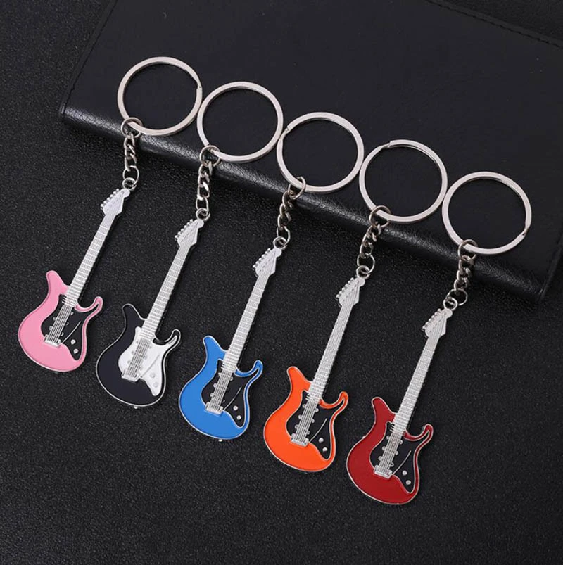 Electrical Guitar Keychain Keyring Key holder Musical Gift Free Delivery