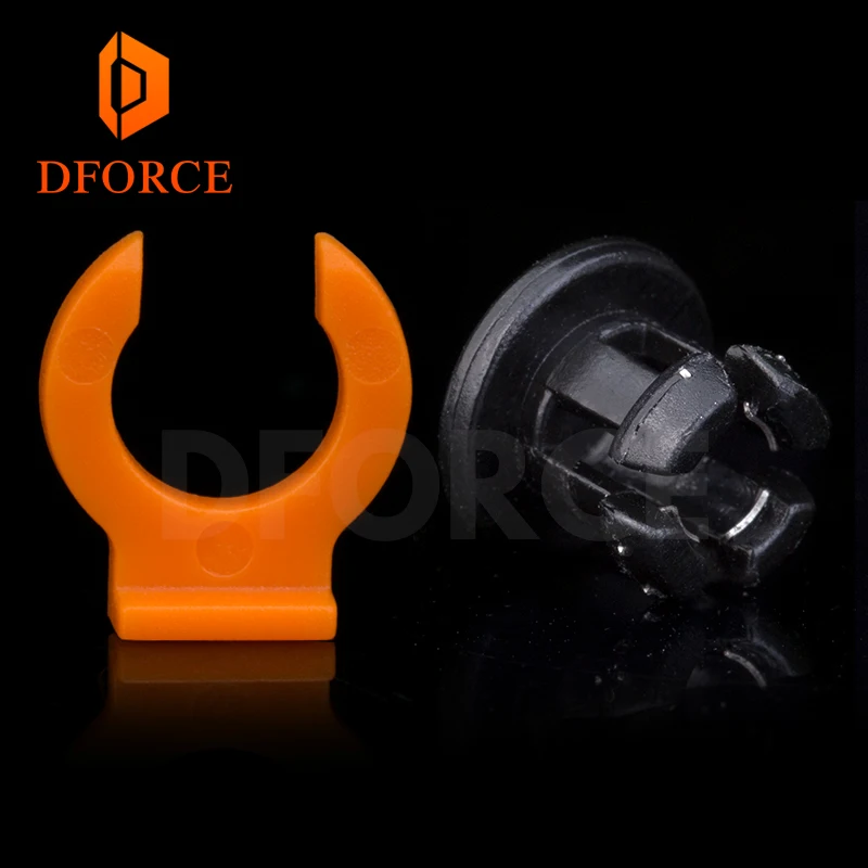DFORCE зажим трубный Bowden муфта для металла E3D радиатора bowden трубка цанга Для trianglelab