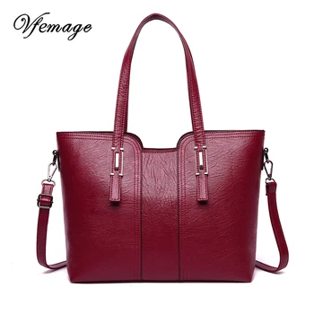 

Vfemage High Quality Handbag Women Casual Tote Bag Shoulder Ladies Top-handle Bags Female Crossbody Large Capacity Bolsos Mujer