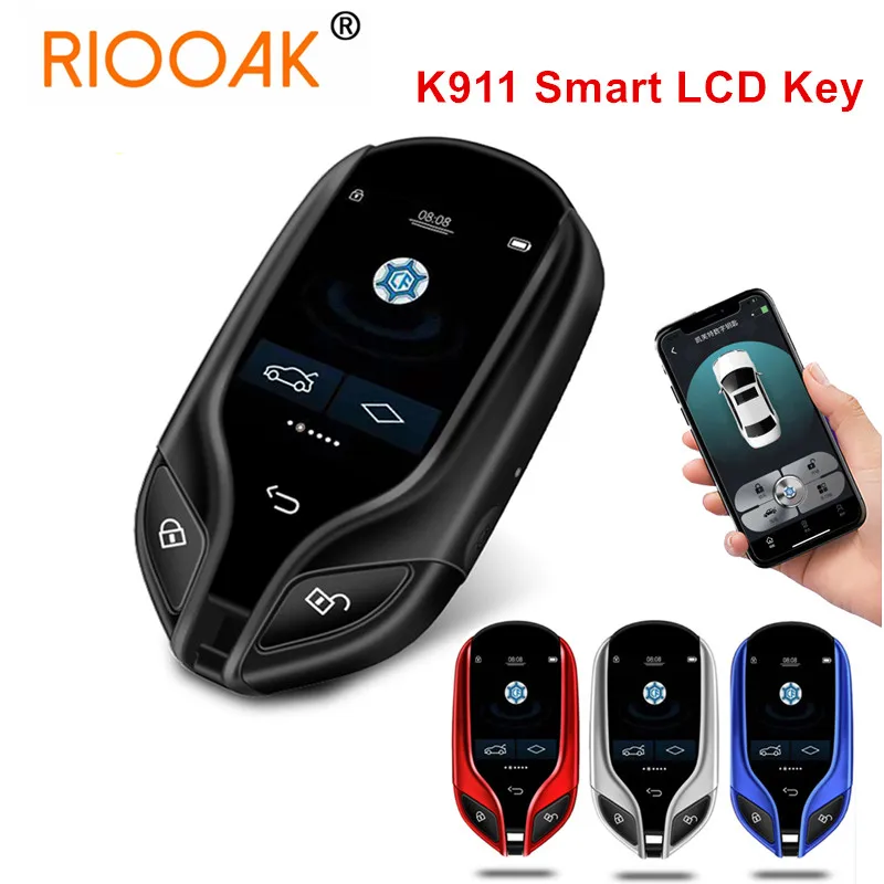 

K911 LCD Smart Car Remote Key for Maserati Style for All Keyless Entry Cars Upgrade PKE Keyless Entry System for BMW Lexus