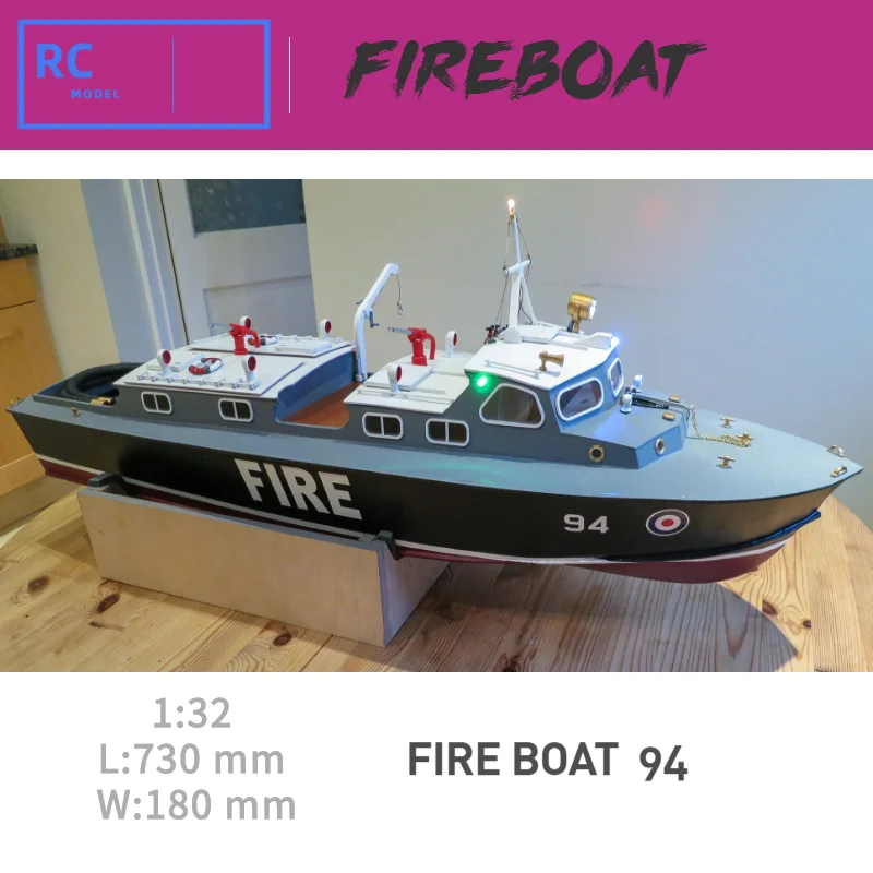 32 730Mm ABS RC Model Ship Kit 