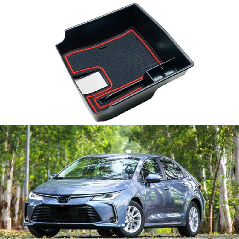 Для Toyota Corolla E210 пластиковый внутренний центральный подлокотник коробка для хранения держатель Органайзер чехол для стайлинга автомобилей