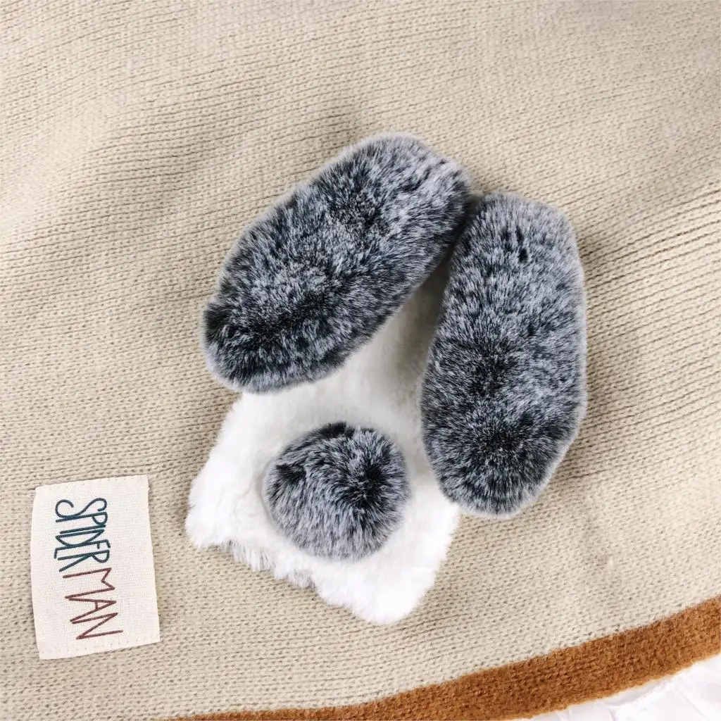 С леопардовым принтом меховой чехол для Meizu S6 M6S U20 U10 X8 M9C Note 9 6 5 3 X Pro 7 Plus MX6 MX5 теплые крышку унитаза - Цвет: Grar Ear
