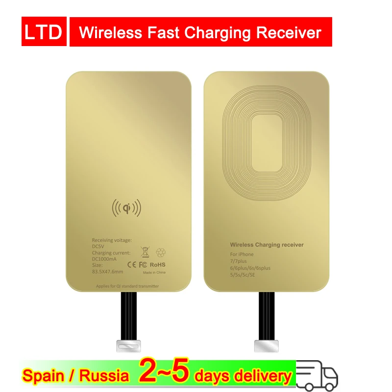 

Wireless Fast Charging Receiver Type C Micro USB iPhone Interface For iPhone Samsung Galaxy Huawei Xiaomi Smartphone Charging