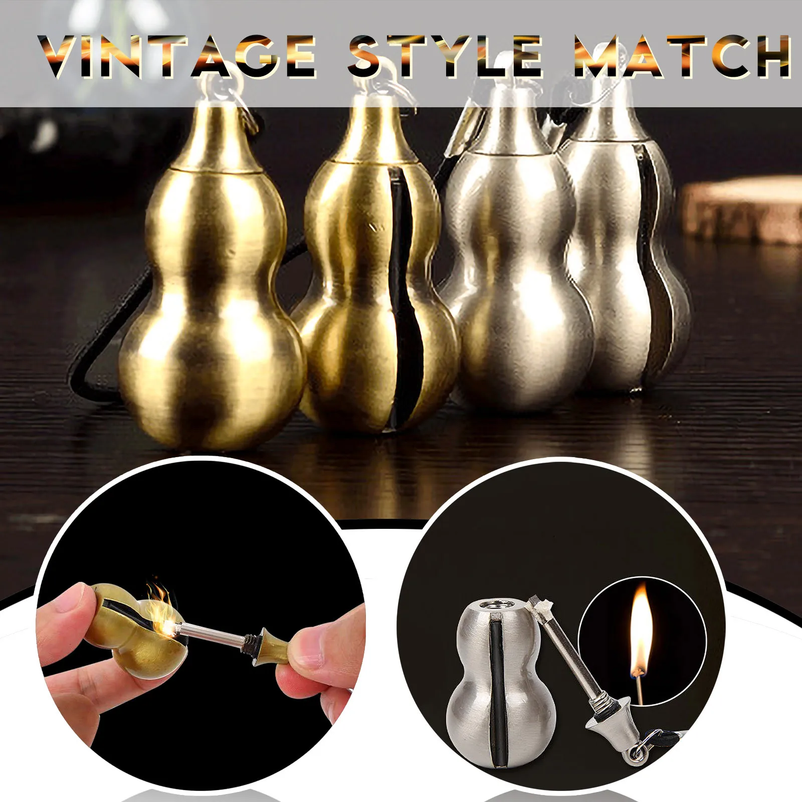 1pc cotton core metal lighter outdoor moisture proof durable portable