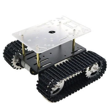 

Smart Robot Tank Chassis Tracked for Arduino DIY Robot Toy Part T101
