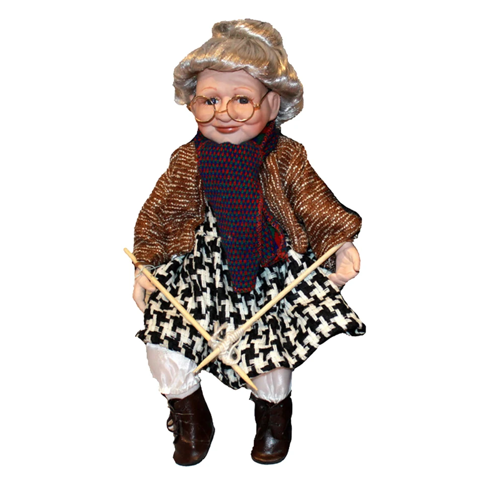 grandma porcelain doll