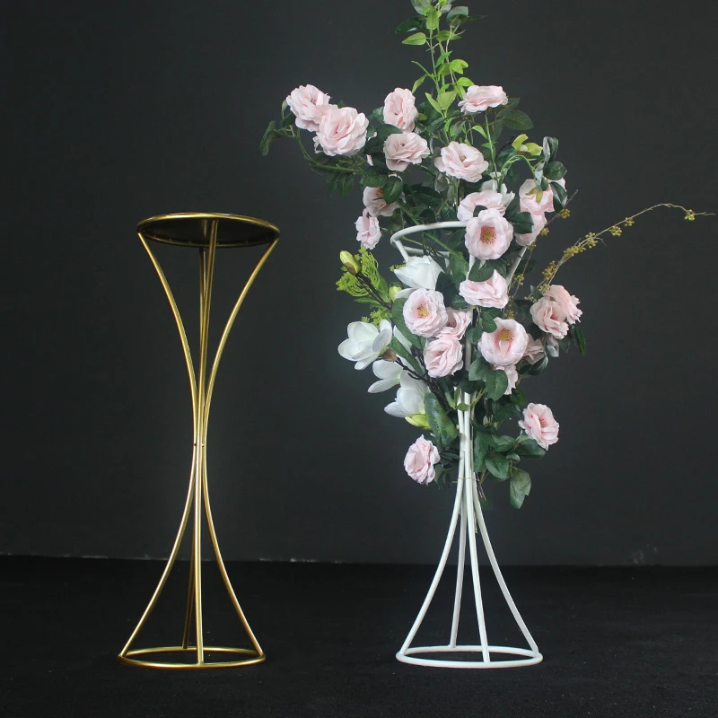  2019 New Wedding Props Wrought Iron Main Table Flower Flower Shelf Wedding Decoration Decoration T 