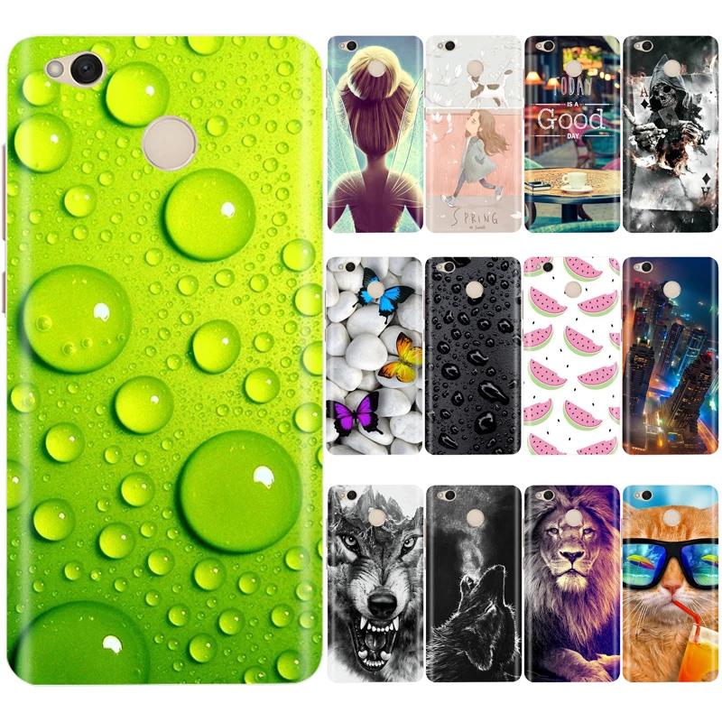 Чехол для Xiaomi Redmi 4X чехол телефона 4x силиконовый Funda Xiomi x4 4 x мягкий чехол-бампер из