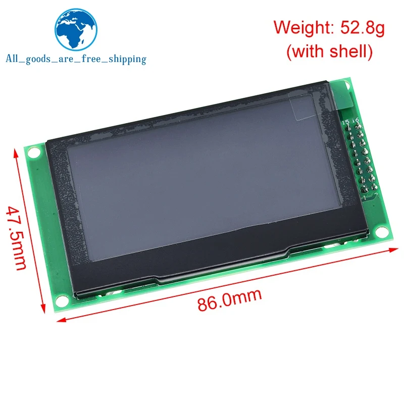 

TZT 2,7 дюймовый OLED-дисплей с разрешением 128*64P SSD1322 16Pin SPI PM материал SPI 16 уровней серого цвета для Arduino