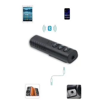 

Car Transmitter Auto Receiver Car Bluetooth Receivers Universal 3.5mm jack Hands free Bluetooth Speaker Music Car Bluetooth Aux