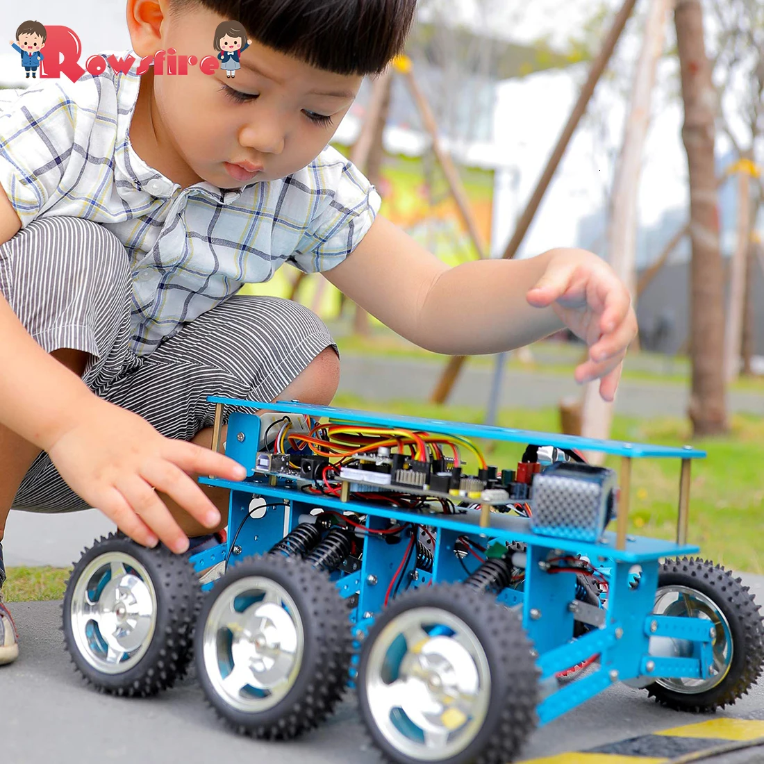  Creative 6WD Off-Road Robot Car With Camera For Arduino UNO DIY Kit Robot For Programming Intellige