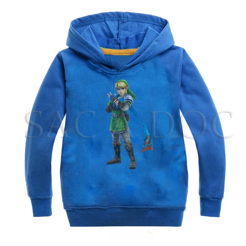 Hoodies 17 Легенда о Зельде толстовки для маленьких мальчиков и девочек Детский свитер для малышей Детская весенне-осенняя Повседневная Верхняя одежда, пальто - Цвет: Hoodies 17