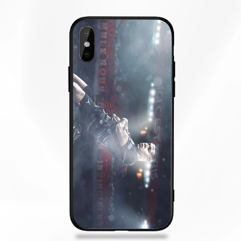 Чехол для телефона FC Париж PSG FC для iphone XR 11 Pro XS Max X 5 5S черный DIY черный мягкий чехол для Mbappe iphone SE 7 8 6 6S 7Plus