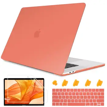 

Smooth Matte Plastic Hard Shell Case Cover for 2019 2018 MacBook Pro 13 inch Touch Bar A2159 A1989 A1706 A1708 Case 4 in 1