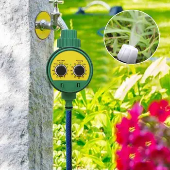 

Tool Sprinkler Outdoor Plant Watering Home Adjustable Knob Automatic Electronic Water Timer ABS 2 Dial For Garden Easy Install
