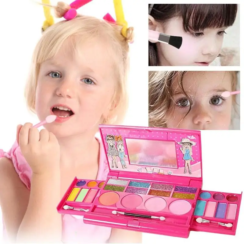 Детская игрушка Моделирование игры Дизайн ногтей девушка набор нетоксичный безопасность принцесса макияж коробка маленький подарок игрушки