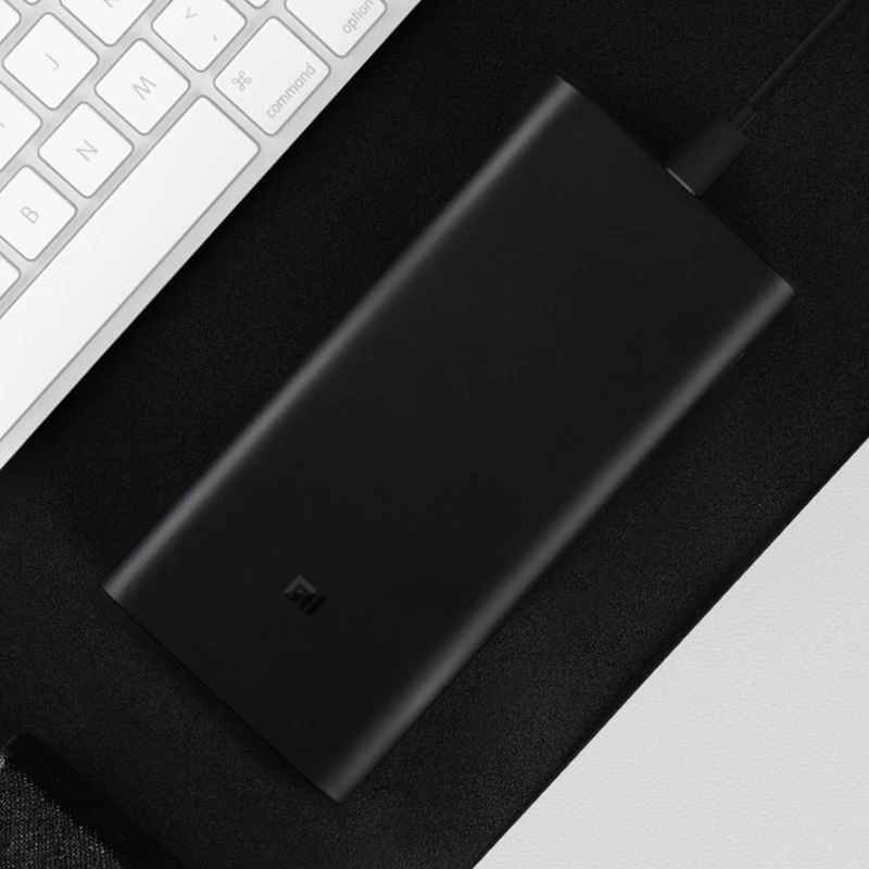 Xiao mi power Bank 3 20000 мАч mi power bank USB-C 45 Вт портативное зарядное устройство Dual USB power bank для ноутбуков смартфонов PLM07ZM