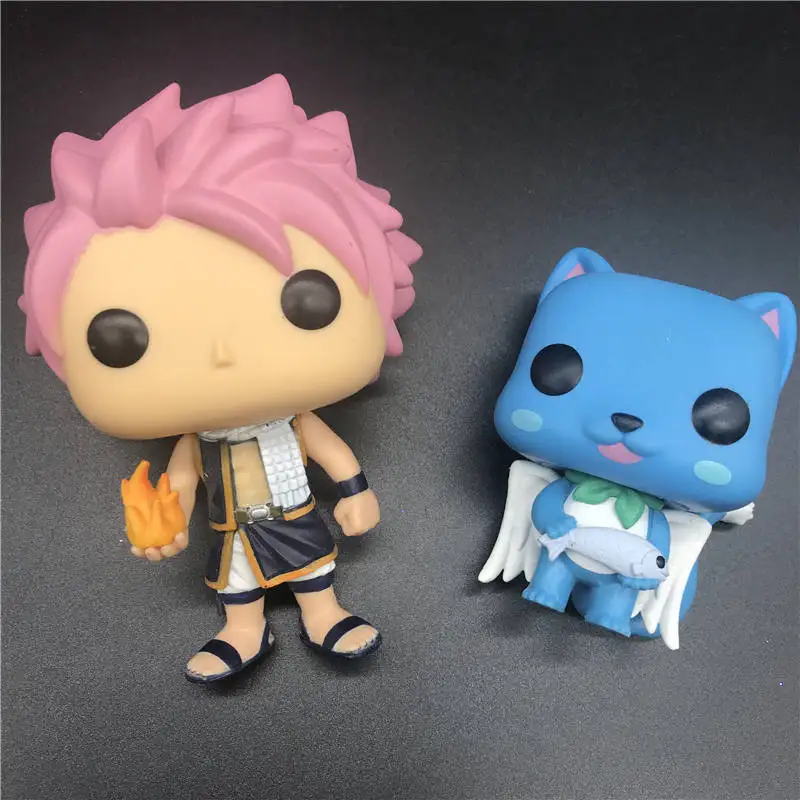 

Anime Fairy Tail Happy /NATSU model toy Vinyl Action Figure Collectible Model Toys no Box