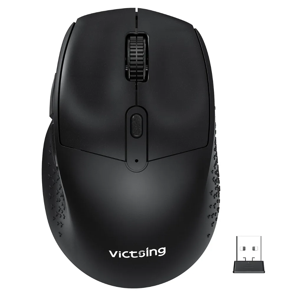 VicTsing PC262 2.4G Wireless Mouse Rechargeable Computer Mouse Adjustable 2400 DPI Silent USB Optical Cordless Mice For Laptop (7)