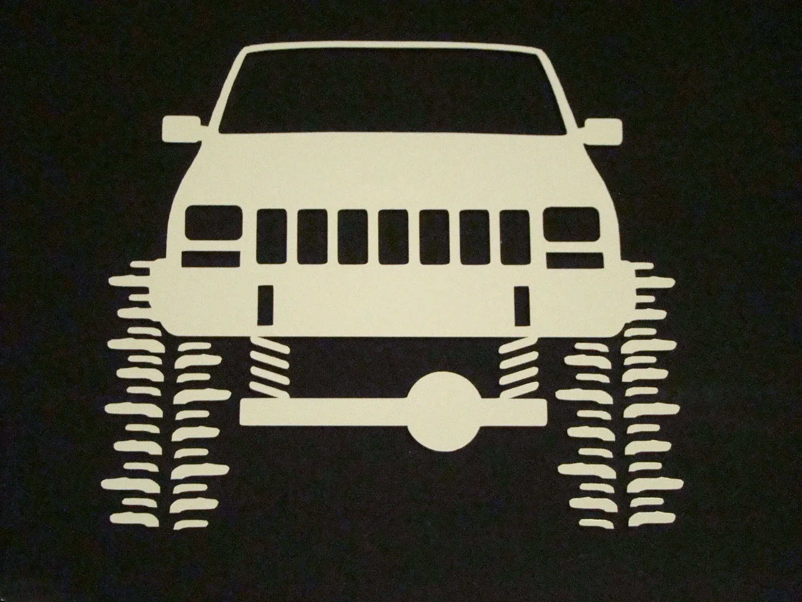 

For x2 For Jeep Cherokee XJ sport_ Rock Crawler_ Sticker Decal