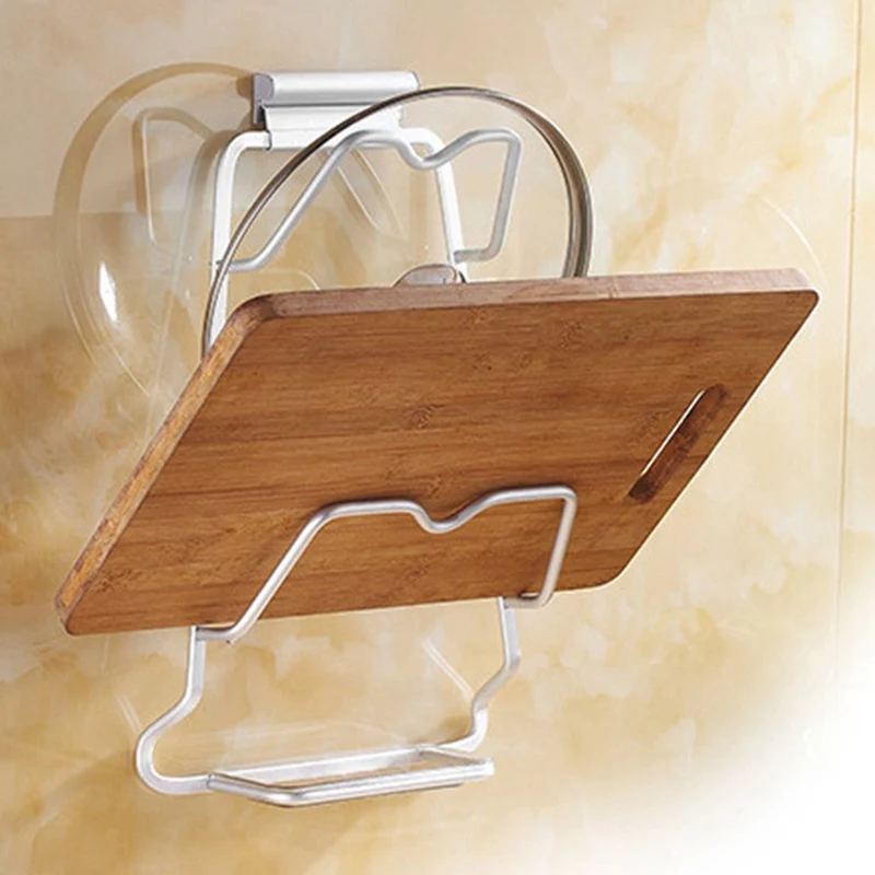 

Cabinet Pantry Holder Rack Organizer Multifunctional Racks Pan Lid Storage Rack Wall Mount Pot Cover Organizer Holder