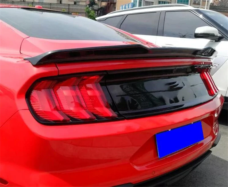 Спойлер из углеволокна крылья Мустанг багажник хвост 15 16 17 18 для Ford Mustang ABS Материал V8 V6 Coupe автомобильный спойлер стиль