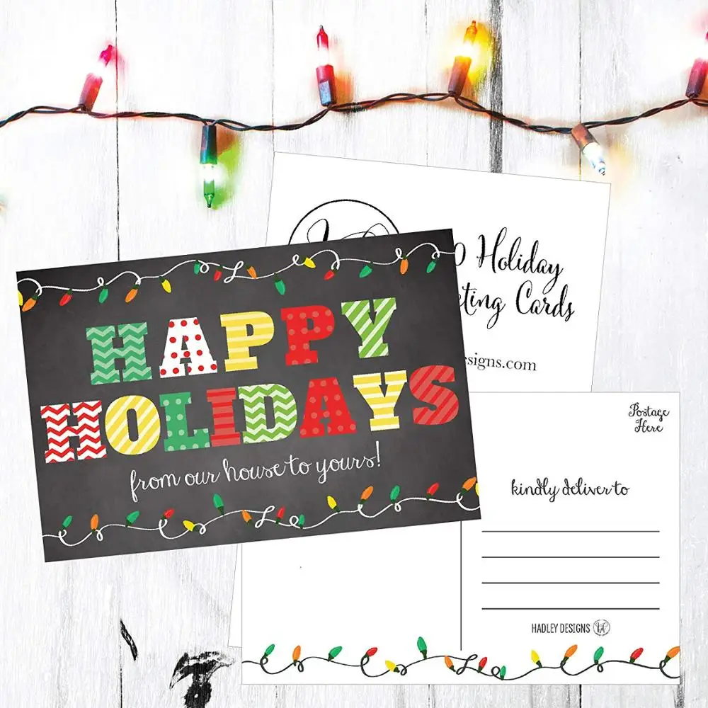 

Gift card customize holiday card print high-end card free shipping DHL