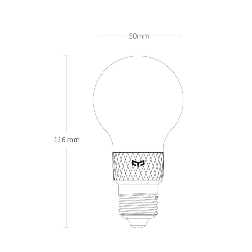 Xiaomi Mijia Yeelight умный светодиодный лампочка накаливания шелковая лампа шариковая лампа WiFi Пульт дистанционного управления работает с приложением Mihome Apple Homekit