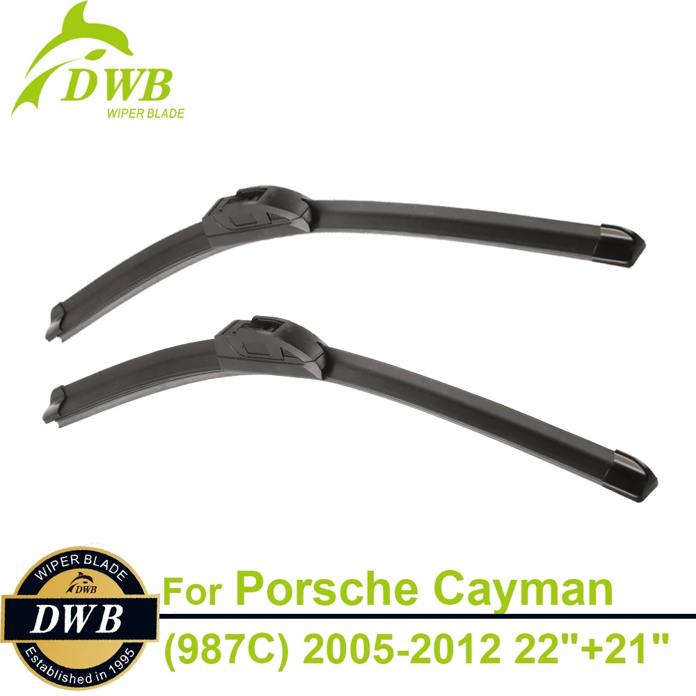 Щетки стеклоочистителя для Porsche Cayman (987C) 2005-2012 22 + 21 дюйма 2 шт. бесплатная доставка