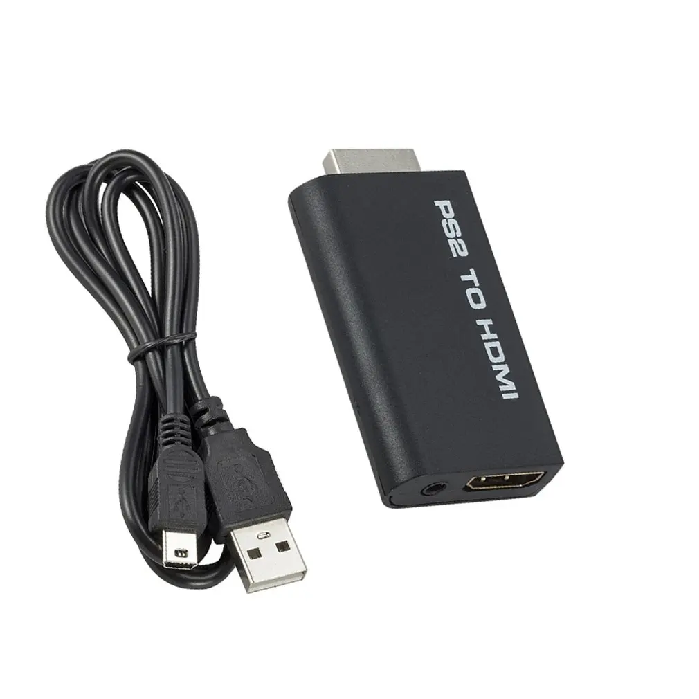 Amkle для мини-HDMI адаптер видео конвертер с Аудио Выходная мощность игра в HDMI адаптер для HDTV Поддержка 480i 576i 480p