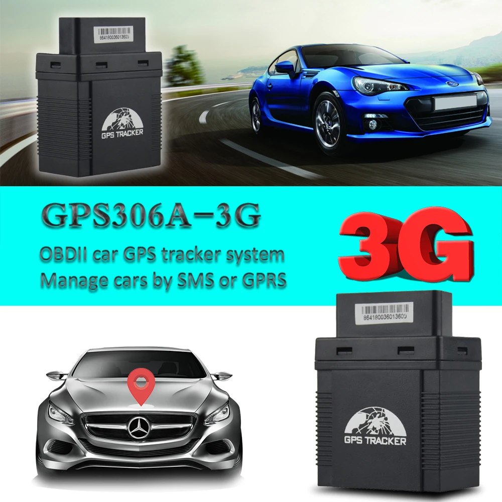 3g сеть Глобальная gps автомобильный трекер позиционирования 306A поддержка 2G и с