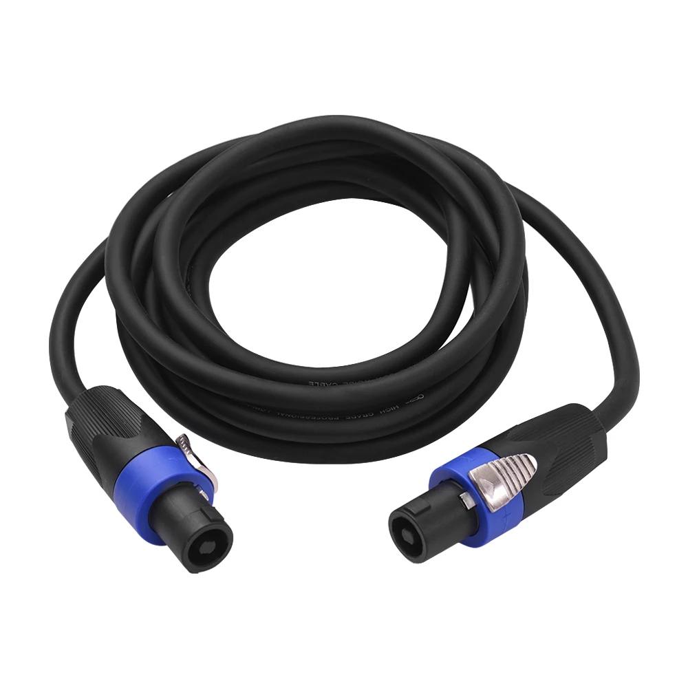 12AWG 1m NL4FC микшер для сцены кабели аудио усилитель шнур разъем динамика четыре ядра