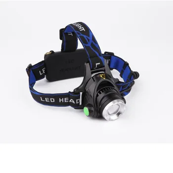 

New arrival Rechargeable long range telescopic zoom waterproof headlight led flashlight led lamp beam concentration