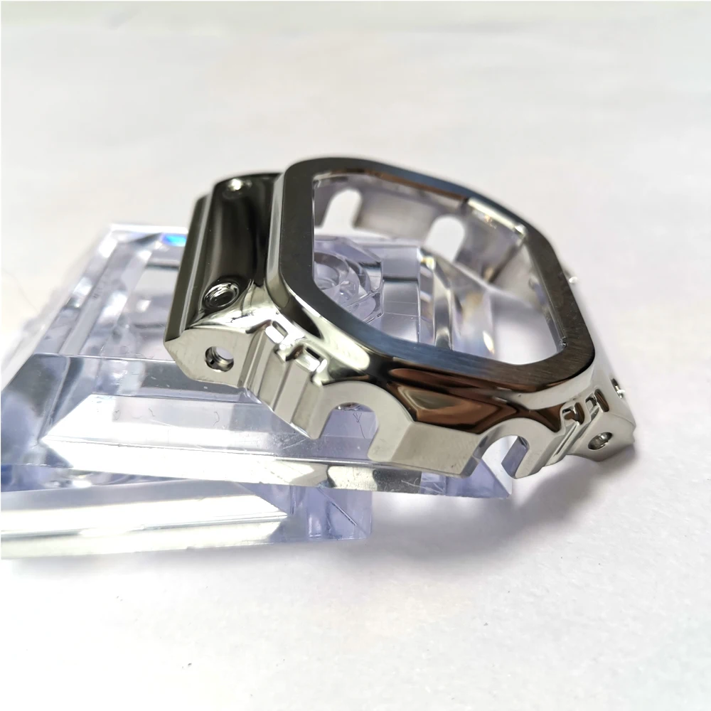 Серебряный корпус для браслета DW5600 GW5000 GW M5610 316L из нержавеющей стали