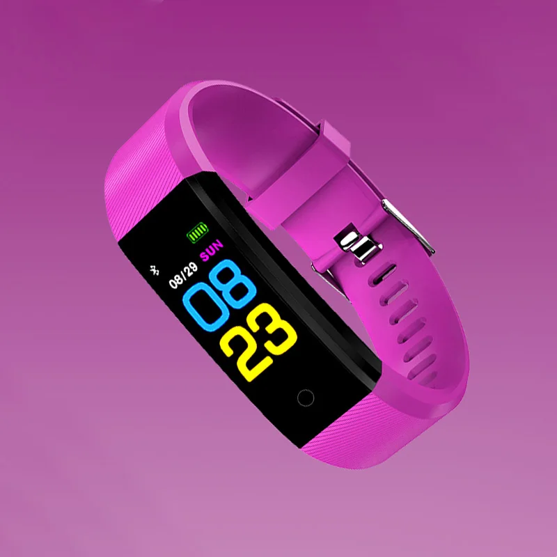Новые спортивные часы, детские часы для девочек и мальчиков, студенческие наручные часы, электронный светодиодный цифровой детский наручные часы Hodinky, подарок - Цвет: Фиолетовый