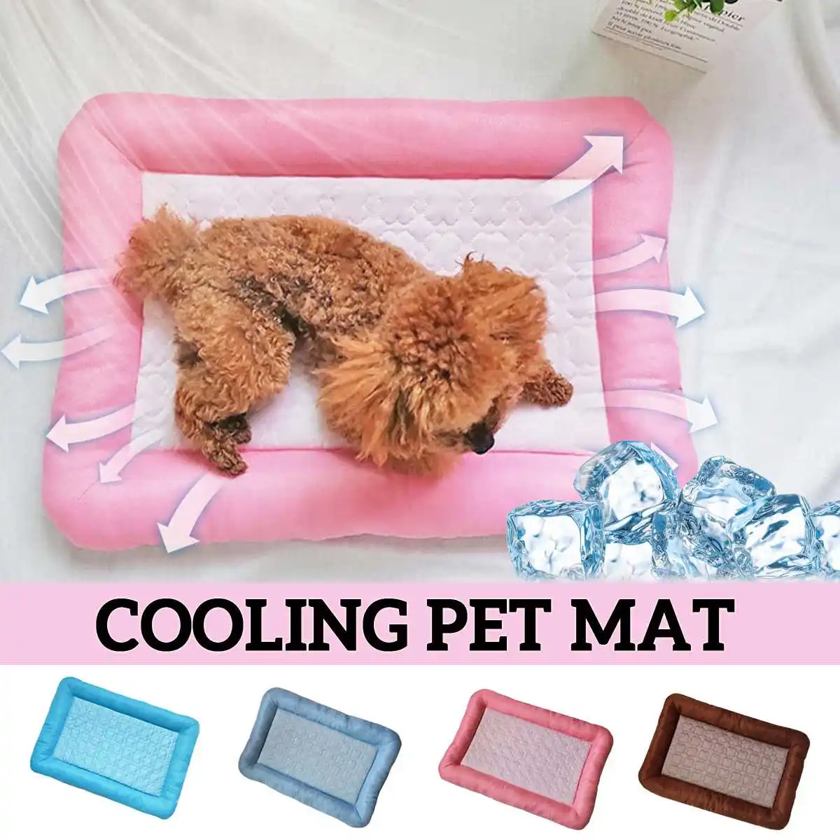 Puppy Dog/Cat/Pet Summer Cursion Cooling Mat Pad Heat Relief Cooling