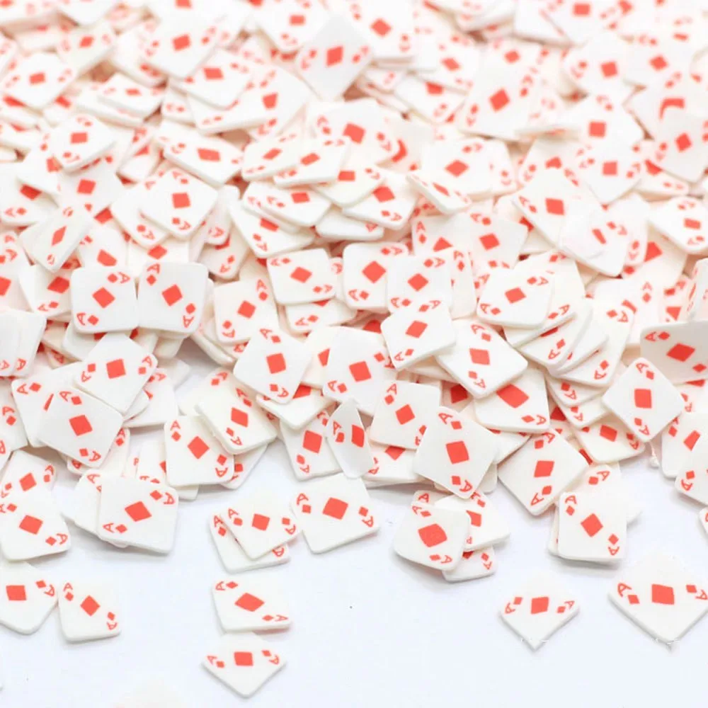 20 г Poker Slime ломтики наполнитель для слизи Фрукты Fimo дополнение талисманы для Diy Lizun клейкие аксессуары поставки дизайн ногтей игрушки - Цвет: 20g