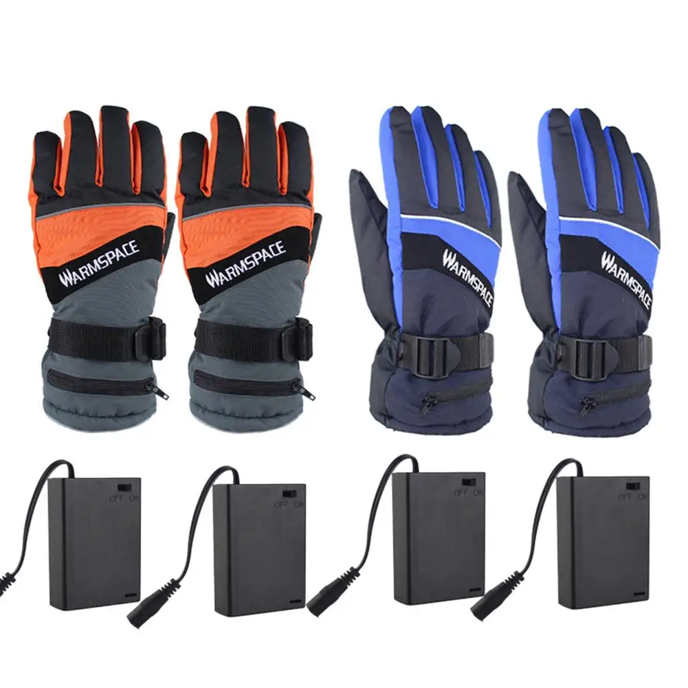 

Motorcycle Heated Gloves Electric Waterproof Insulated Heating Gloves Keep Warm for Skiing Riding Outdoor Sport