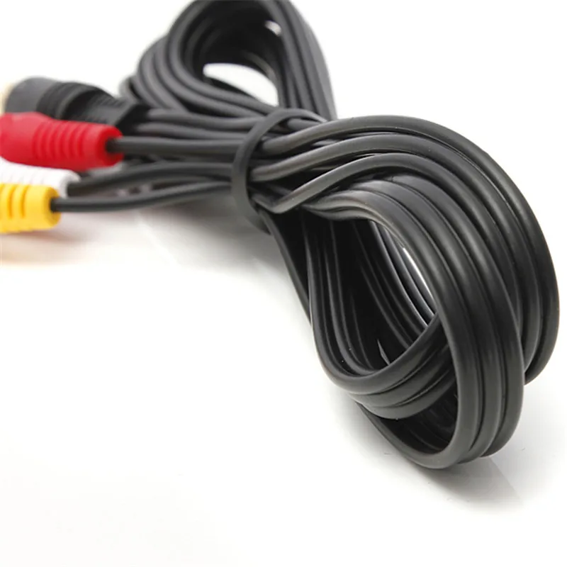 FZQWEG gold1.8M 6 футов аудио-видео av-кабель для Sega Saturn A/V RCA Соединительный шнур