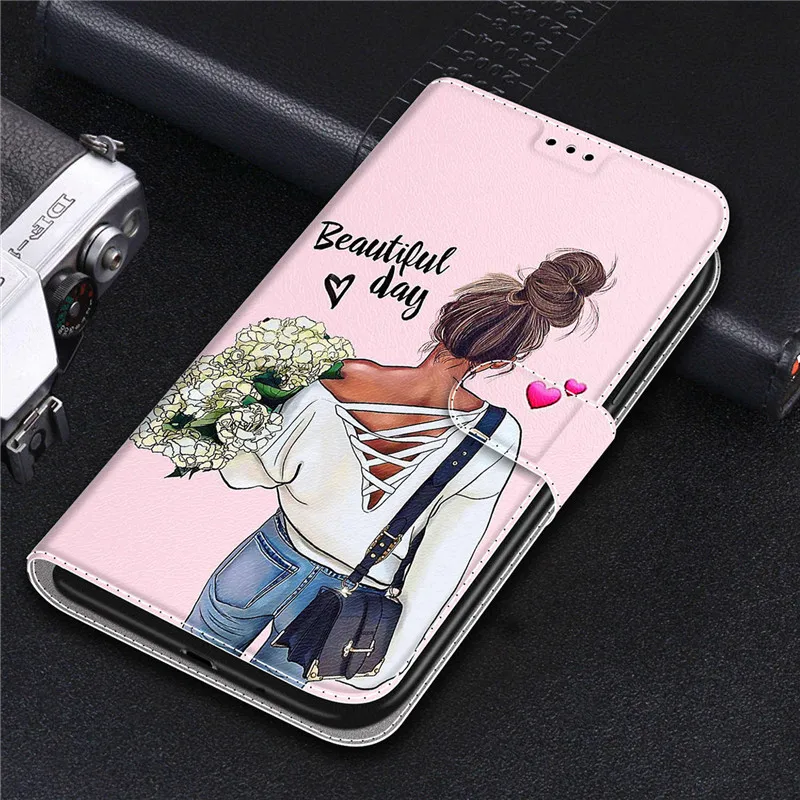 silicone case for samsung Cartoon Butterfly SMA125 Case for Samsung Galaxy A12 Case Cover For Samsung A 12 SM-A125F Card Slot Wallet Leather Magnetic Etui cute samsung phone case