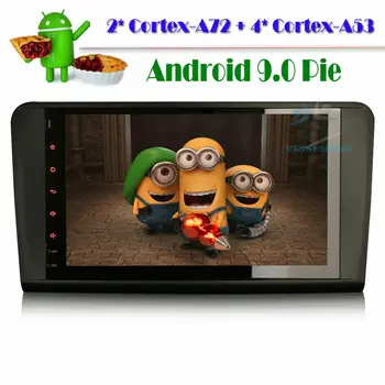 

9" Android 9.0 Car Radio Stereo Multimedia Player DAB+WIFI Bluetooth GPS Navi Head Unit for Mercedes ML-Class W164 GL-Class X164