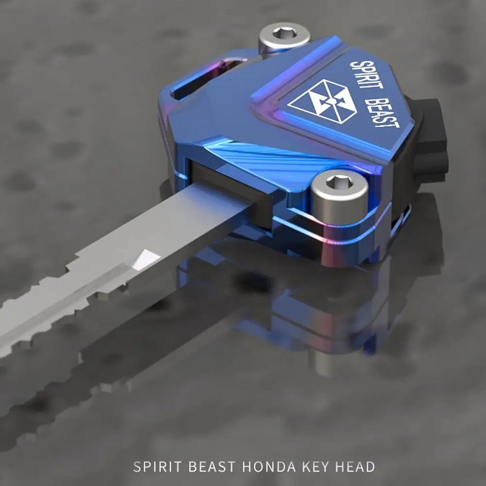 

SPIRIT BEAST Honda Universal Motorcycle/Scootor Key Cover Case Shell Modified Accessories CNC Aluminum Accessories Key Head