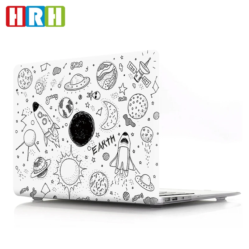 HRH мультфильм космическая серия PC жесткий пластиковый чехол для ноутбука чехол для Macbook Air Pro retina 11 12 13 15 A2159 A2141