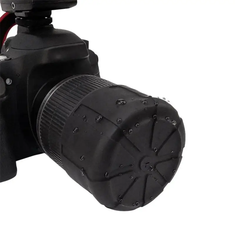 Высококачественная силиконовая Крышка для объектива DSLR камеры универсальная Защита водонепроницаемые пылезащитные колпачки