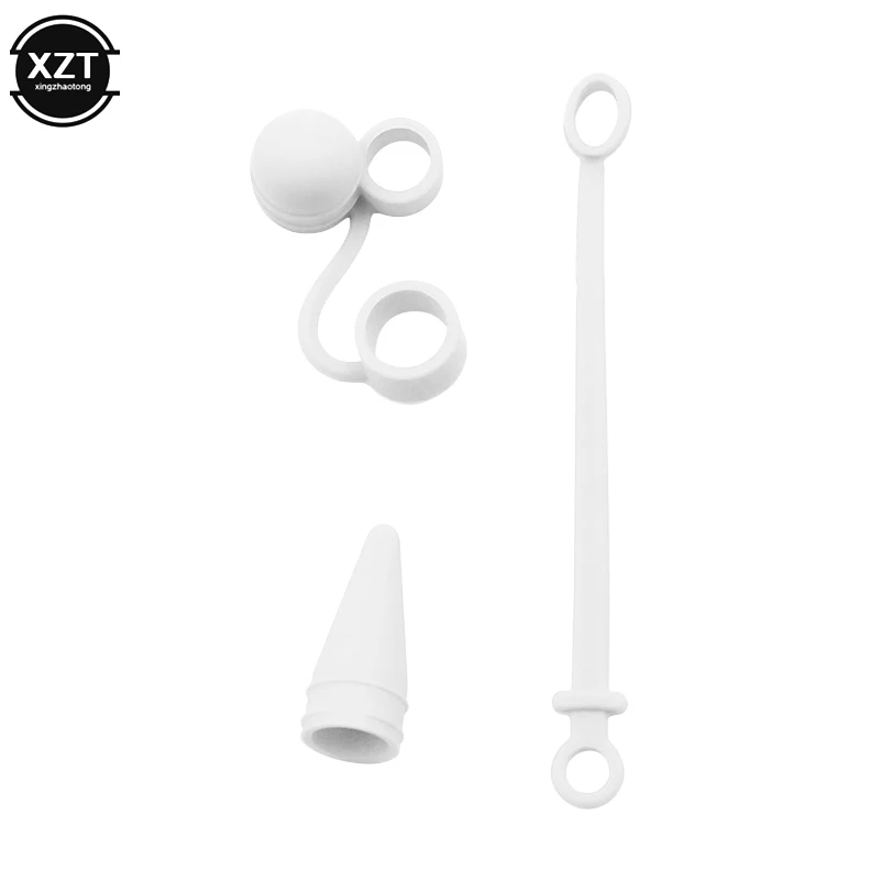 Мягкий силиконовый Топ для Apple Pencil cap Holder колпачок для наконечника кабель адаптер Комплект из тросов для iPad Pro пенал защитный анти-потеря