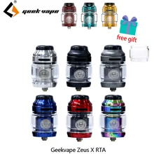 Vape бак Geekvape Zeus X RTA 4,5 мл емкость бака с 810 Delrin капельным наконечником электронная сигарета атомайзер vs zeus dual/AMMIT MTL