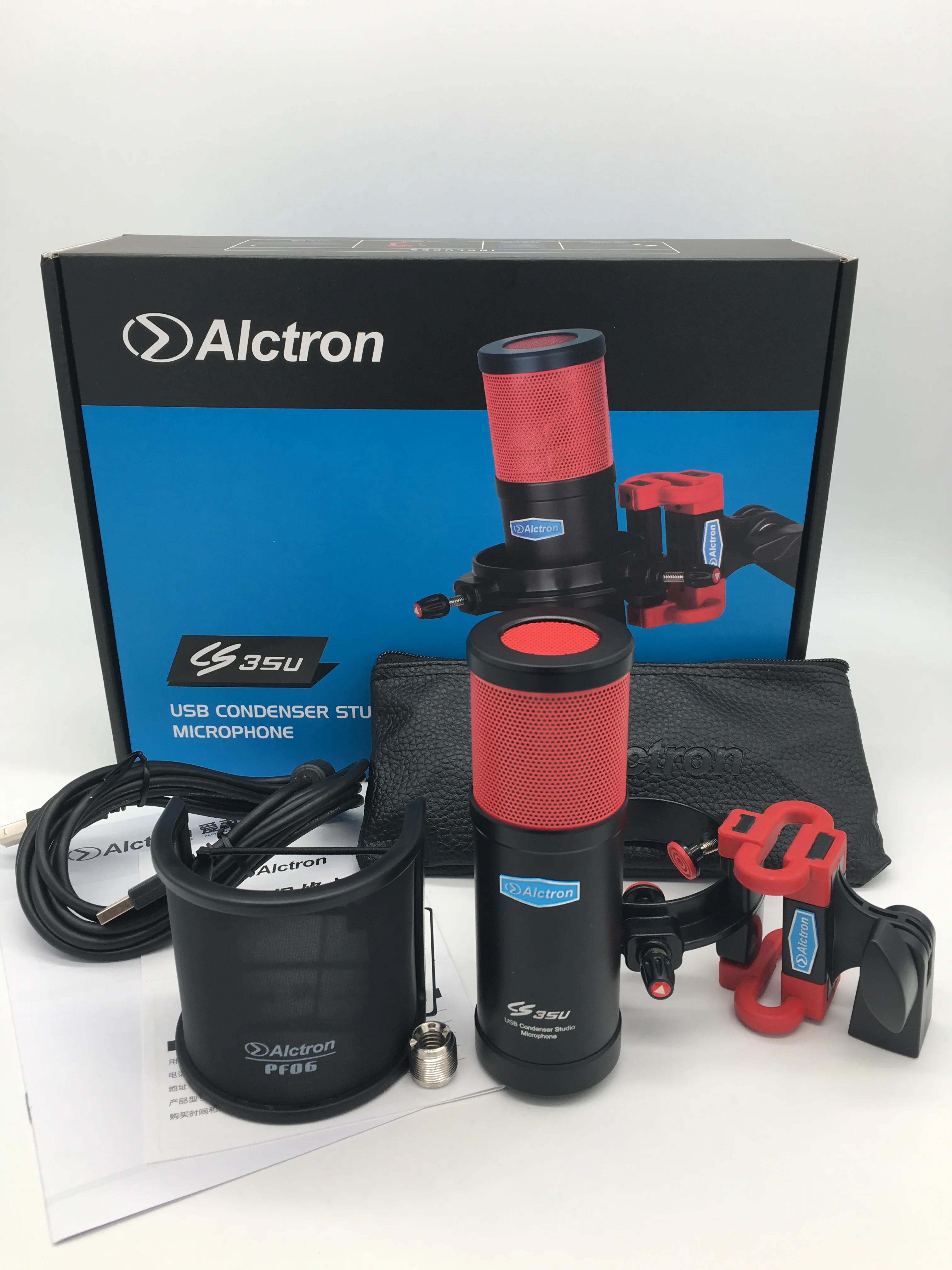 ALCTRON CS35U USB кардиоидный конденсаторный микрофон для подкастинга записи в домашней