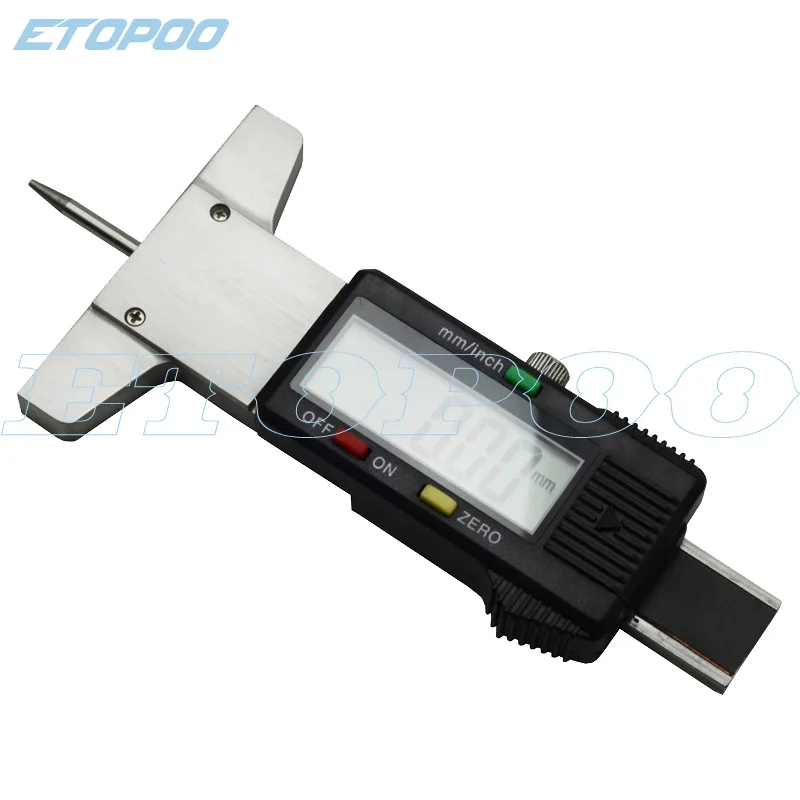 

Hobbit Genuine Product 0-30 Mm Pin Stainless Steel Digital Tire Ruler Depth Gauge Thread Rule